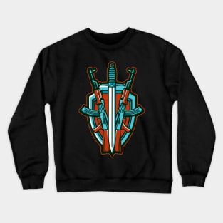 AK 47 and Sword Crewneck Sweatshirt